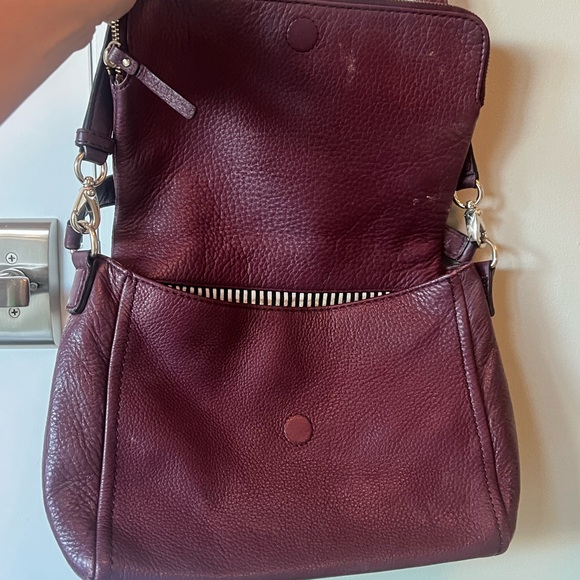 Kate Spade Burgundy Shoulder/ Crossbody Bag - Picture 3 of 11